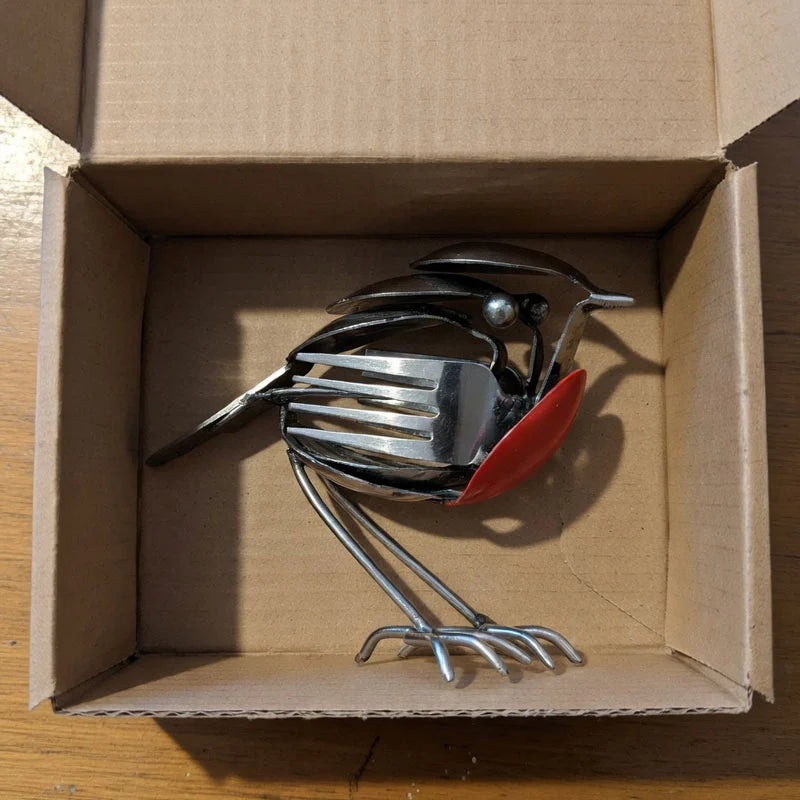 Customer photo of the robin statue