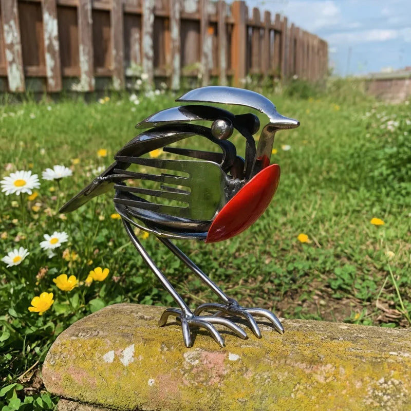 Customer photo of the robin statue